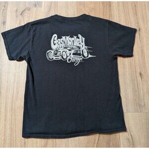 Gas Monkey Garage Youth Medium T-Shirt Black Graphic Hot Rod Biker Dallas Texas